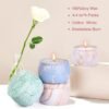 4 Pack Aromatherapy Candle Gift Set – 17.6 oz Vanilla, Lemon, Fig & Lavender Scents, 120H Burn Time - Image 4