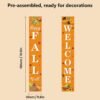 Happy FALL Welcome Banner – Hanging Porch Sign for Autumn Harvest & Thanksgiving Decor (Indoor/Outdoor) - Image 2