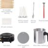 Complete Candle Making Kit for Beginners – 40oz Double Boiler, Thermometer, Wick Tools & Hot Plate - Image 4
