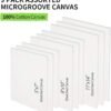 9-Pack Pre-Stretched Canvas Set – Assorted Sizes (5x7, 8x10, 11x14) Blank Boards for Painting - Image 4