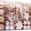 73 Pcs Champagne Shatterproof Christmas Ornaments – Luxury Tree Decoration Set in Reusable Gift Box - Image 6