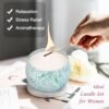 4 Pack Aromatherapy Candle Gift Set – 17.6 oz Vanilla, Lemon, Fig & Lavender Scents, 120H Burn Time - Image 2