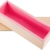 3 Pack 42 oz Pink Silicone Soap Loaf Molds – Reusable Molds for Homemade Soap Making - Image 4