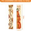Fall Welcome Banner – "Hello Fall" Front Door & Porch Hanging Decoration for Autumn Home Decor - Image 4