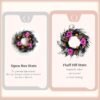 22" Black Halloween Wreath – Pumpkin, Rose & Skeleton Hand Welcome Decor for Front Door or Wall - Image 3
