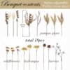 18 Pcs Faux Fall Silk Hydrangea Bouquets – Boho Autumn Thanksgiving Floral Stems for Vases, 18" - Image 5