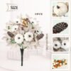 2-Pack Fall Artificial Flower Stems – Maple Leaves, Pumpkins, Sunflowers & Berries for Thanksgiving Home Decor - Image 5