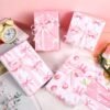 12 Sheets Pink Bow Wrapping Paper – Heart & Berry Designs for Birthdays, Weddings, Baby Showers & More - Image 6