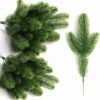 60 PCS Artificial Pine Branches – Realistic Faux Greenery for Christmas Trees, Wreaths, Garlands & DIY Holiday Decor - Image 5