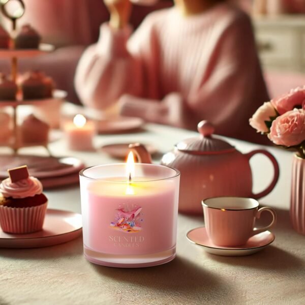 3 Pack Pink Ocean Scented Candles – 7 oz Gift Set for Women, Ideal for Birthdays & Special Occasions