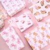10 Sheets Pink Bow Wrapping Paper – Cherry, Rabbit & Hat Designs for Baby Showers, Birthdays & Crafts - Image 4