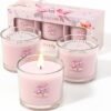 3 Pack Pink Ocean Scented Candles – 7 oz Gift Set for Women, Ideal for Birthdays & Special Occasions - Image 5