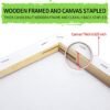 9-Pack Pre-Stretched Canvas Set – Assorted Sizes (5x7, 8x10, 11x14) Blank Boards for Painting - Image 3