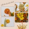 12-Pack Fall Floral Picks – 17" Artificial Autumn Flower Stems for Vases & Centerpieces - Image 2