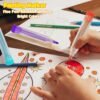 208-Pc Art Supplies Set for Kids & Teens – Includes Easel, Crayons, Colored Pencils, Scissors & More - Image 4