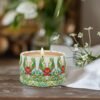3 Pack Scented Candle Gift Set – Long-Lasting Soy Wax with Rose, Vanilla & Orange Scents - Image 3