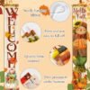 Hello Fall Porch Sign – 12"x72", Hanging Banner with Scarecrow for Thanksgiving & Autumn Harvest, Indoor/Outdoor Decor - Image 2