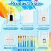 90-Pc Painting Kit for Adults & Kids – Includes 6 Easels, Canvases, Aprons, Brushes & Palettes for Parties & Beginners - Image 3