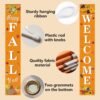 Happy FALL Welcome Banner – Hanging Porch Sign for Autumn Harvest & Thanksgiving Decor (Indoor/Outdoor) - Image 3