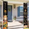 Fall Porch Banner – Scarecrow & Pumpkin Sign for Thanksgiving Decor - Image 5