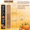 Fall Wooden Porch Sign – 47" Pumpkin Welcome for Autumn, Halloween & Thanksgiving Decor - Image 2