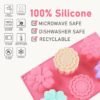 3 Pack Silicone Soap Molds – Flower Shapes for Handmade Soap, Cake, Chocolate & More - Image 4