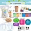 Organic Soap Making Kit for Adults – Beginner-Friendly DIY Set to Make Your Own Natural Soaps - Image 5