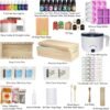 Complete Soap Making Kit for Adults & Kids – Includes Soap Melter, 5 lb Base, Molds, Cutter & Fragrances - Image 3