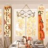 Fall Welcome Banner – "Hello Fall" Front Door & Porch Hanging Decoration for Autumn Home Decor - Image 2