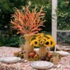 3PCS Fall Leaf Stems – 39.3" Artificial Fall Grass & Branches for Thanksgiving Decor - Image 3