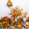 12-Pack Artificial Fall Floral Picks – 17" Autumn Stems for Thanksgiving & Harvest Centerpieces - Image 4