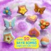 Kids Bath Bomb Science Lab Kit – DIY Set to Make 10 Fizzy Bombs with Toys Inside, Ages 8–12 - Image 2