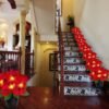 2-Pack Red Velvet Poinsettias – 12" LED Lighted Faux Silk Plants in Pots for Christmas Decor, Indoor & Outdoor - Image 4