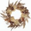 18" Fall Wreath with Hydrangea & Pampas – Boho Thanksgiving Front Door Decor - Image 4