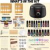 43 PCS Candle Making Kit for Adults – Complete DIY Set with Wax Melter, Scents, Dyes, Jars & Wicks - Image 5