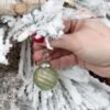 12 Pcs Mercury Glass Finial Ornaments – Small Soda Glass, Distressed Antique-Style Christmas Tree Decorations (1.3–2") - Image 3