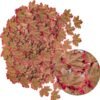 500 PCS Artificial Maple Leaves – 5 Assorted Silk Fall Leaves for Halloween, Thanksgiving, Party & Autumn Decor - Image 2
