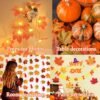 600 Pcs Artificial Fall Leaves – 7 Colors for Wreaths, Bouquets, Thanksgiving & Halloween Decor - Image 2