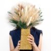 100 PCS Dried Fall Pampas Grass Bouquet – Reed Grass & Rabbit Tail Stems for Boho Home, Farmhouse, Wedding & Party Centerpieces - Image 4