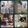 8 Pack 16" Posable Skeletons – Full Body Halloween Decor for Yard, Garden & Haunted House Props - Image 2
