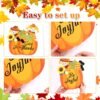 38" Artificial Fall Porch Tree – Sorghum Harvest Decor with Black Planter for Indoor/Outdoor Seasonal Display - Image 2