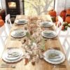 2 Pack 6ft Fall Garlands with White Pumpkins & Maple Leaves – Autumn Decor for Thanksgiving, Mantel & More - Image 2