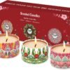 3 Pack Scented Candle Gift Set – Long-Lasting Soy Wax with Rose, Vanilla & Orange Scents - Image 5