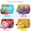 4 Pack Scented Candle Gift Set – 8% Essential Oil Aromatherapy Candles for Stress Relief & Gifting - Image 5