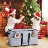 Christmas Ornament Storage Box – Holds 128 3" Balls with 8 Removable Trays & Dividers (Grey) - Image 2