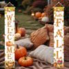 Hello Fall Porch Banner – Autumn Harvest Pumpkin & Maple Leaves Welcome Sign for Thanksgiving (Indoor/Outdoor) - Image 4