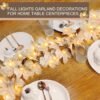 3 Pack Fall Garland Lights – 20FT 60LED Maple Leaf Autumn Thanksgiving Halloween Decor - Image 3