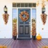 38" Artificial Fall Porch Tree – Sorghum Harvest Decor with Black Planter for Indoor/Outdoor Seasonal Display - Image 4