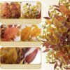 24" Artificial Eucalyptus Fall Wreath – Autumn Thanksgiving Porch & Wall Decor - Image 4