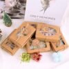32 Pack Kraft Soap Boxes with Window – Eco-Friendly Gift Packaging for Homemade Soap (3.54 x 2.36 x 1.18") - Image 2